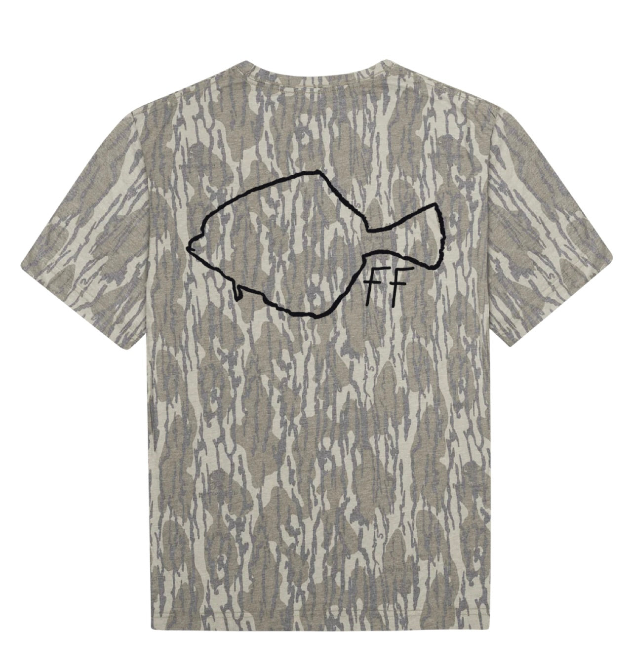 WHOLESALE Washed Out Camo Flounder Shirt