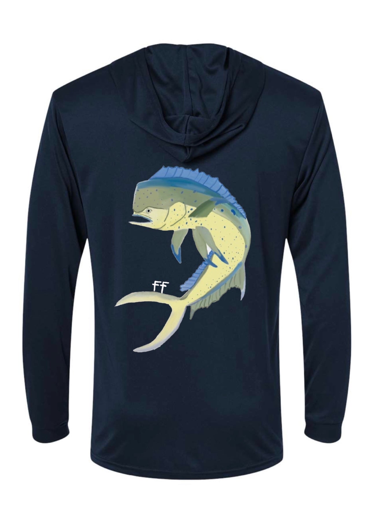 WHOLESALE Navy Dirty Dolphin Fishing Shirt