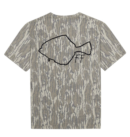 WHOLESALE Washed Out Camo Flounder Shirt
