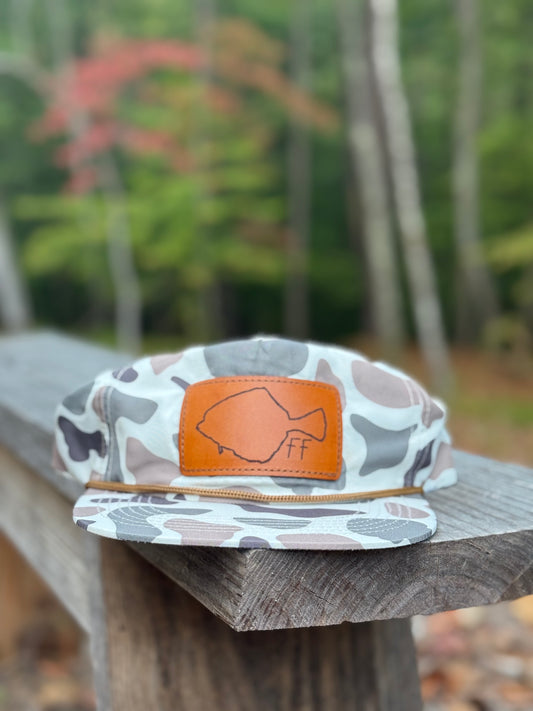 Camo Flounder Patch Hat