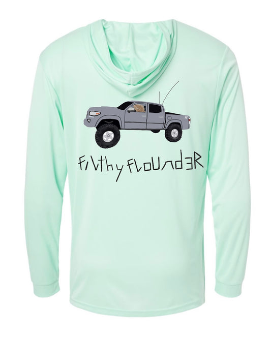 Mint Marsh Rig Fishing Shirt